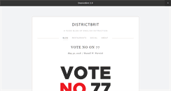 Desktop Screenshot of districtbrit.com